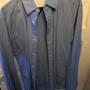 Cotton On Light Blue Casual Button Down Shirt Size Large